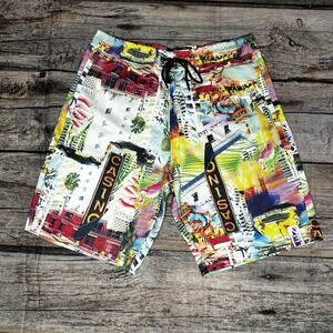 Drill Clothing Co. Good Vibes Casino Las Vegas Print Shorts Mens Medium NEW